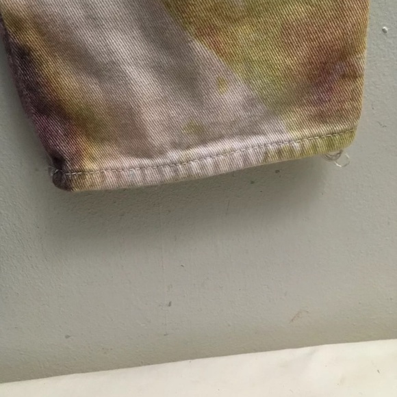 Jaded London Boyfriend fit New York CITY Liberty Patchwork fringe jeans SIZE W28 - Picture 10 of 11